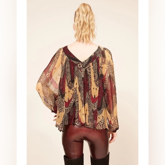 $263 Mes Demoiselles Paris Sabri Blouse Size FR 34 or US 2 - Picture 2 of 14